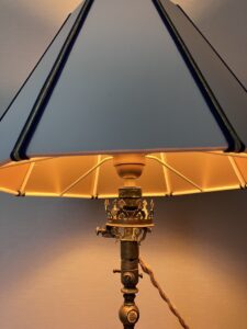 Abat-jour carré ou octogonal fait main en tissu de créateur – Atelier Les Juponnes